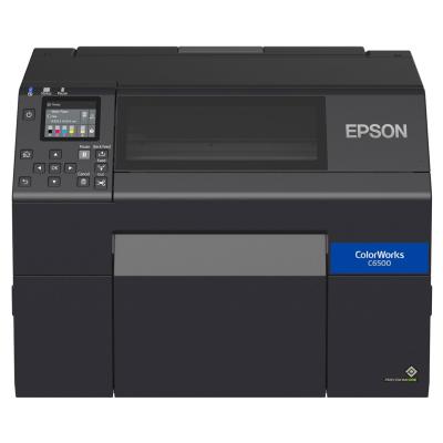 Epson ColorWorks CW-C6500Pe, Peeler, Disp., USB, Ethernet, schwarz