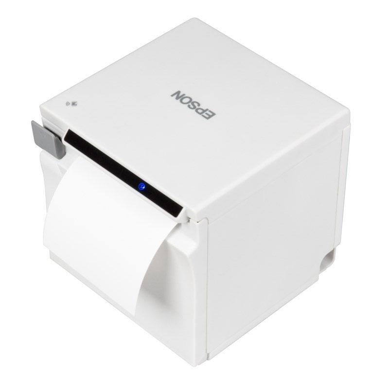 Bondrucker, Thermodirekt, 180 dpi, Near End Sensor, Cutter, USB, RS232, Ethernet, weiß, UK
