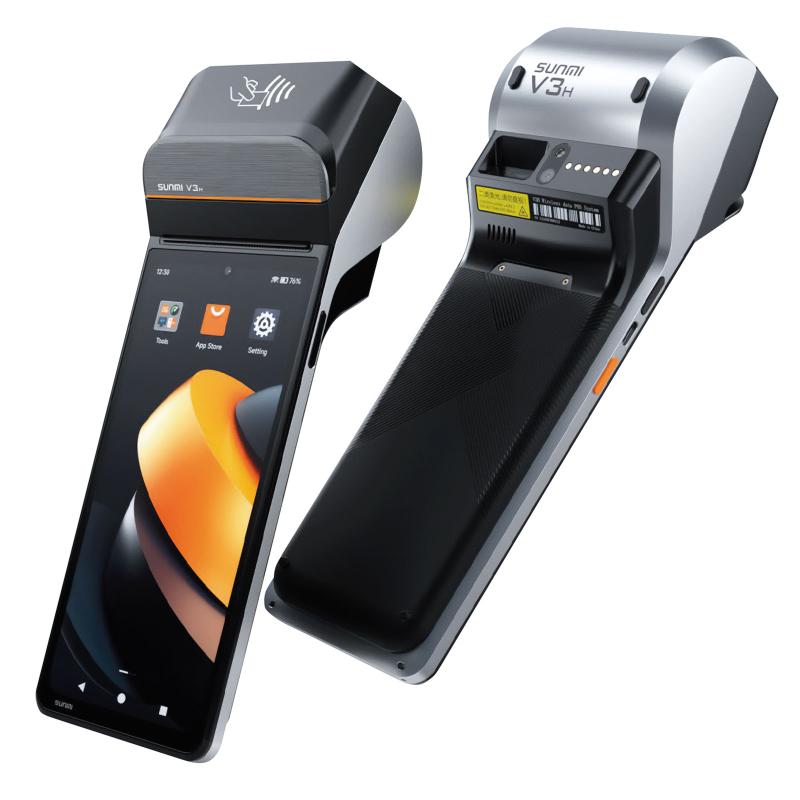 Sunmi V3H, A13 GMS EDLA, GPS, USB-C, BT (BLE, 5.0), WLAN, eSIM, 4G, NFC