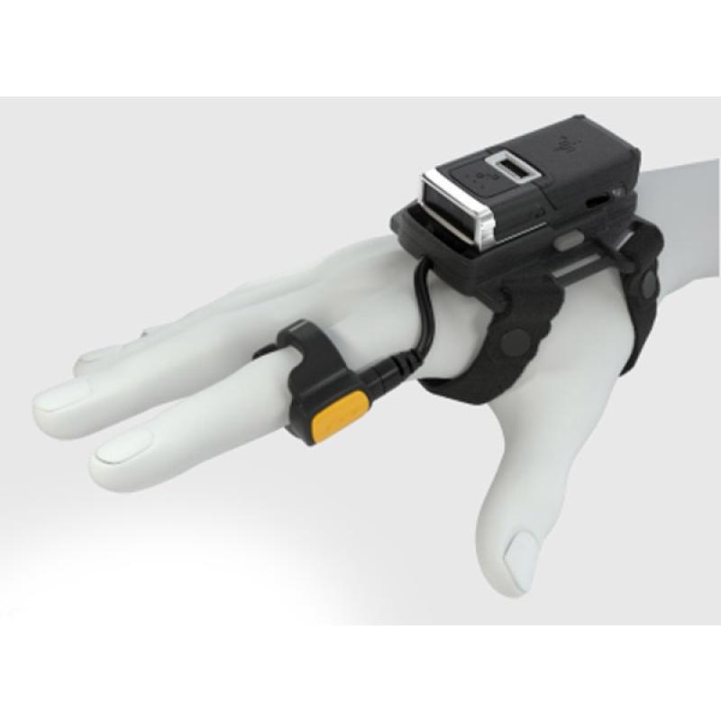 Zebra RS5100, Enterprise Handrückenhalterung, BT, 2D, SE4770, BT, schwarz, silber, 735mAh Akku