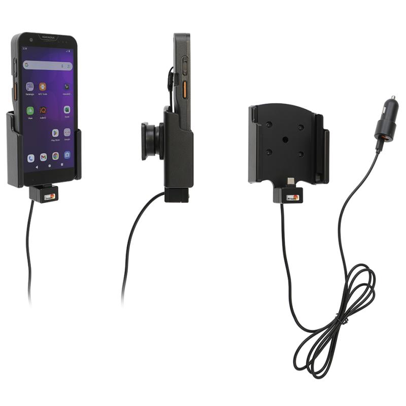 Brodit Aktiv Halterung mit USB-Kabel und Zigg-Adapter - Datalogic Memor 35