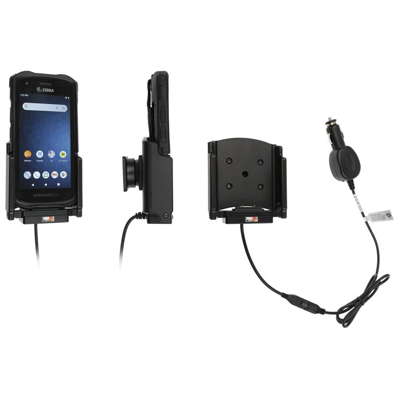 Brodit Aktiv Halterung mit Zigarettenanz&uuml;nder-Stecker - Zebra TC26
