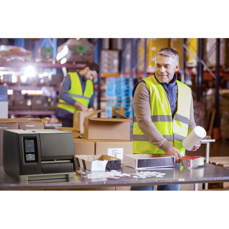 Honeywell PM65 Industrie Etikettendrucker, Thermotransfer, 300 dpi, USB, LAN, RS232, BT, WLAN, Touch