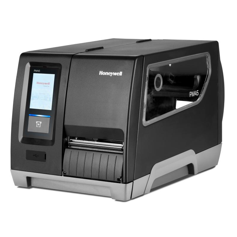 Honeywell PM45 Industrial Printer, TT, 300DPI, 4'' label width, Touch Display, LAN/USB/Industrial interf.