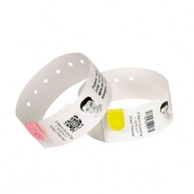 Z-Band Splash Armb&auml;nder f&uuml;r Zebra HC100 Drucker, 6x Cartridges (350 B&auml;nder pro Cartridge), rosa