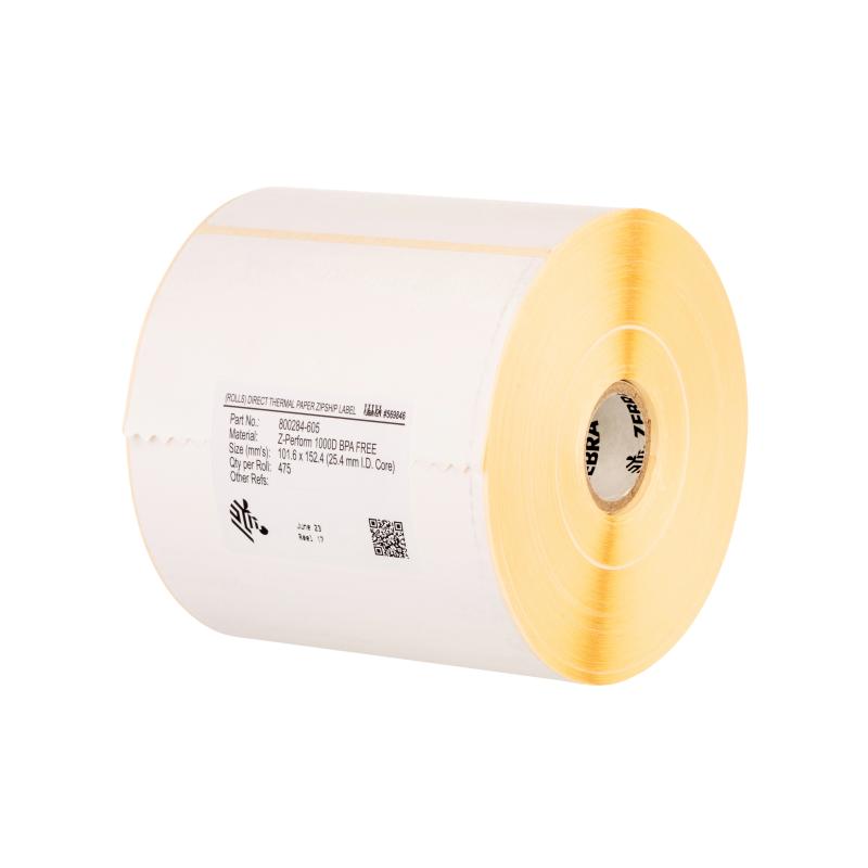 24x Zebra Z-PERFORM 1000T 51x165mm AD(200) Kern(76,2) 1083 Etiketten/Rolle