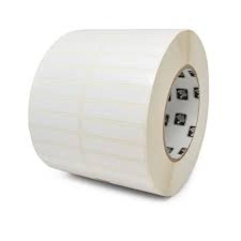 1x Zebra Z-XTREME 4000T WHITE HIGH TACK 76x76mm AD(100) Kern(76,2) 100 Etiketten/Rolle