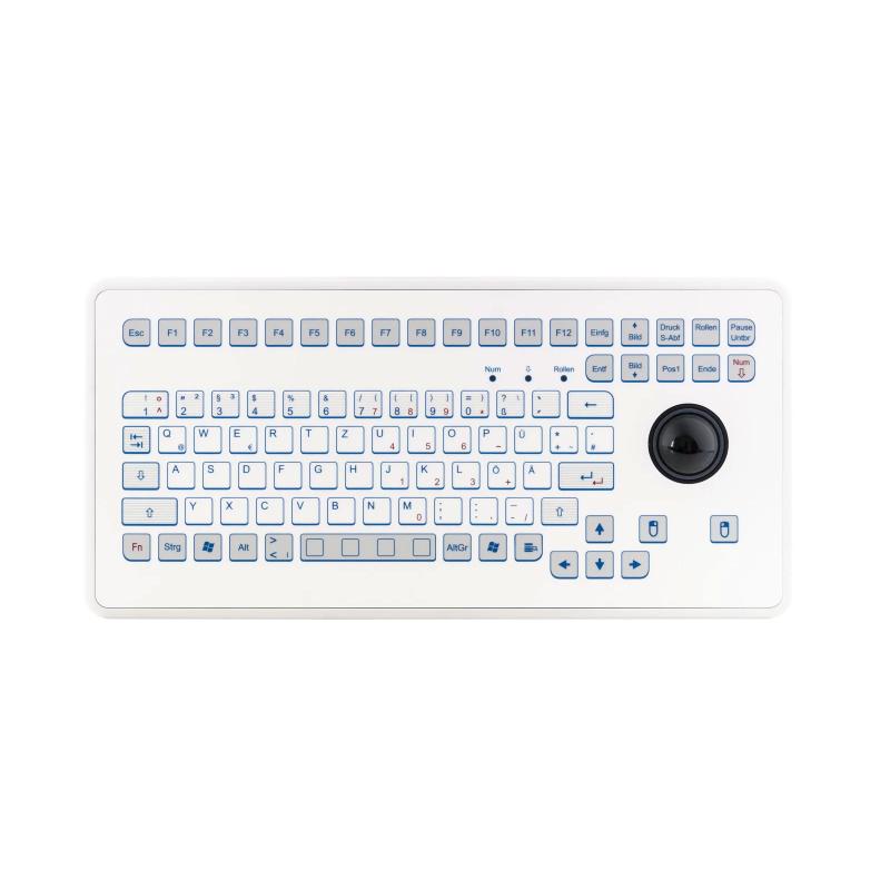 Tastatur InduDur&reg; 088c TB38 KGEH TKS-088c-TB38-KGEH-USB-DE IP65 (stat), IP54 (dyn)